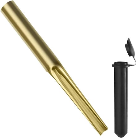 Waslijn Spike - Grondanker Kledinglijn - Tuin Wasdroger - Met Plastic Adapter - 40 cm Lang - Goud