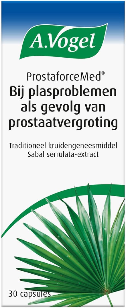 A.Vogel ProstaforceMed capsules - Geneesmiddel bij plasproblemen als gevolg van prostaatvergroting - 30 st