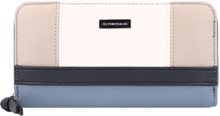 Tom Tailor - TTJUNA portemonnee met colour blocking - Maat ONESIZE - denim blue