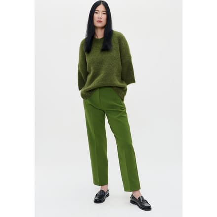 ZENGGI Compact Strtch Colette Pants Herb Green Größe: S | Stoffhosen Outlet | Damen | Grün