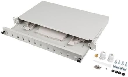 Lanberg patch panel - 1U - 19" - 12 x SC simplex / 12 x LC duplex