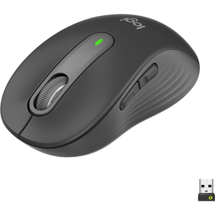Logitech Signature M650 Muis Radiografisch, Bluetooth Maat: M Optisch Graphite 5 Toetsen 4000 dpi