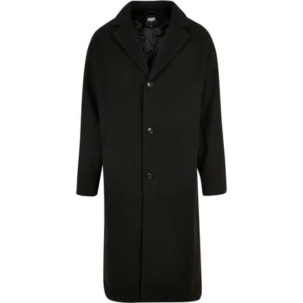 Urban Classics Long Heren Lange jassen - zwart - M