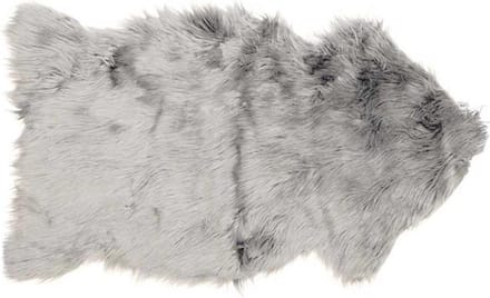 Decoratie vacht fake fur - 60x100 cm - Dark Grey