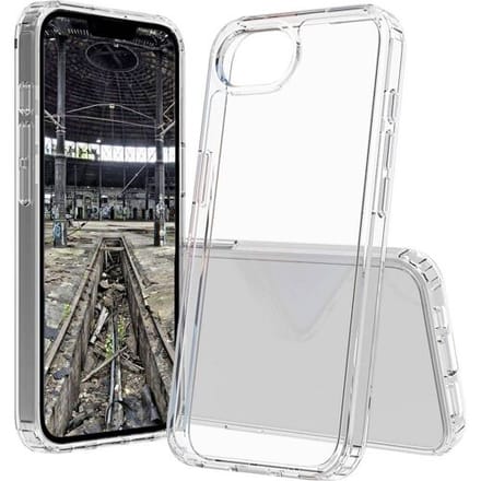 JT Berlin Pankow Clear Backcover Apple iPhone 17e, iPhone 16e Transparant Inductieve lading, Stootbestendig