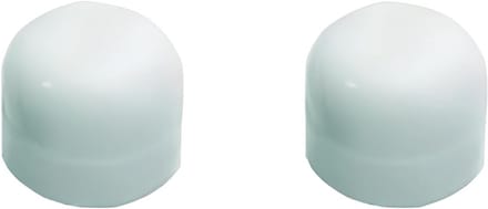 Set van 2 Zelfklevende Deurstoppers Rubber - Bescherming voor Muren en Meubels (Wit)