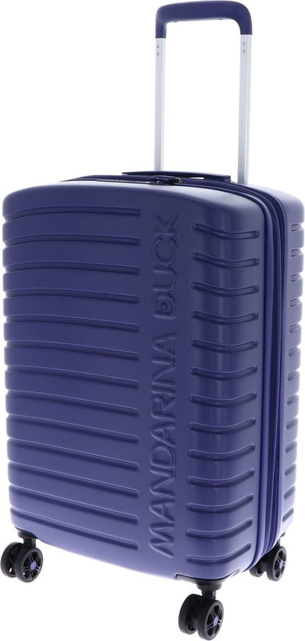 MANDARINA DUCK Flyduck Expandable Cabin Trolley Skipper Blue Paars 55cm