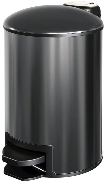 Brauer Pedaalemmer - 3 Liter - Gunmetal Geborsteld