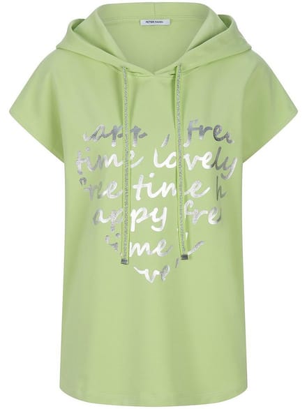 Capuchonsweatshirt Van Peter Hahn groen