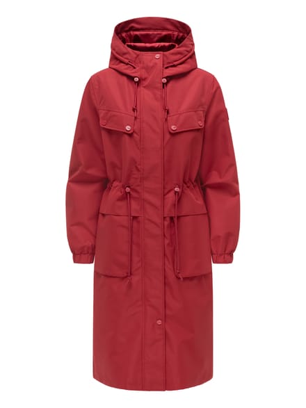 Navahoo dames parka tussenjas Kirschwind met capuchon
