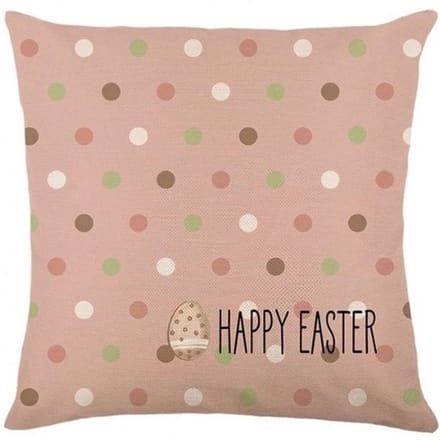 ECARLA Paas Kussenhoes 45x45cm Happy Ester Sierkussen