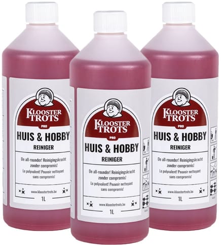 Kloostertrots Huis & Hobby Reiniger (3 x 1 Liter)