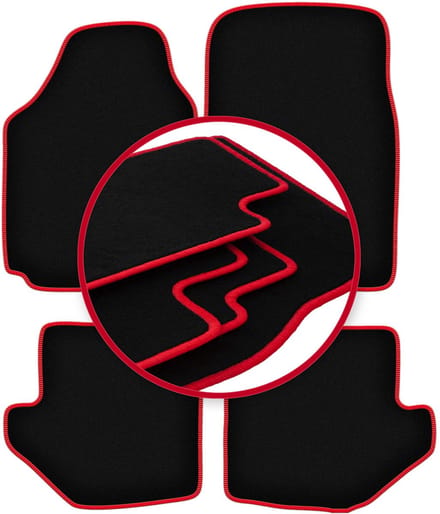 CARLUX-RED automatten voor: Toyota RAV4 I SUV (1994-2000)