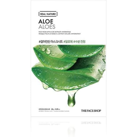 [PROMOTIE]THE FACE SHOP - Real Nature Face Mask - Aloe - 1stuk