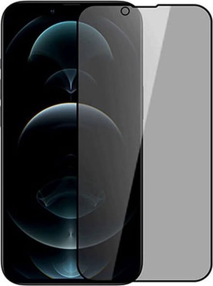 Privacy Screenprotector Geschikt voor iPhone 13 Pro Max & 14 Plus – Gehard Glas – Anti‑Spy – 9H – Krasbestendig – Transparant – Case Friendly