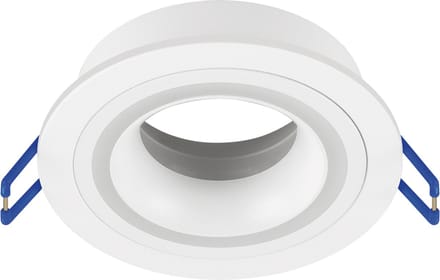 INDI C - Spot Armatuur GU10 - GU10 Inbouwspot - Rond - Wit - Aluminium - Ø93mm