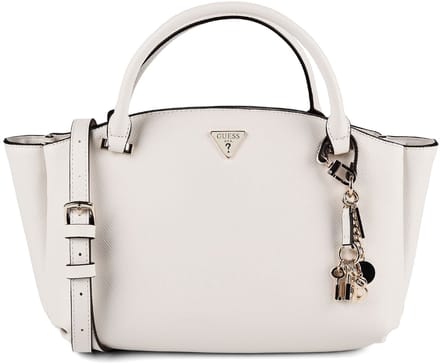 GUESS handtas schoudertas Gilda 3 Compartment Satchel Cream White crème