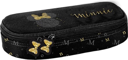 Disney Minnie Mouse Etui, Gold - 23 x 10 x 5 cm - Polyester