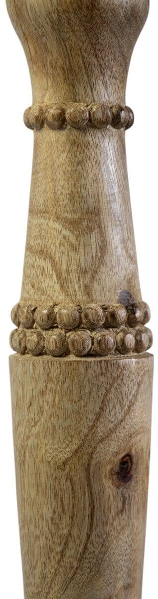 Kandelaar mango hout bubbel 40cm