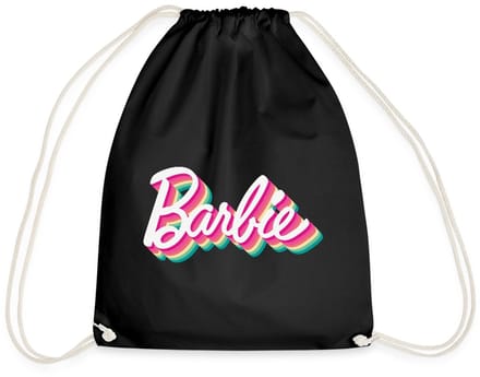 Barbie Kleurrijk Logo Gymtas