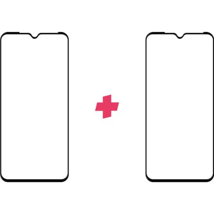 DuoPack: Xiaomi Mi 9 Lite screenprotector gehard glas Edge to Edge