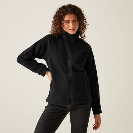 Fleece Dames Wandelen Zip-up Hoge Kraag