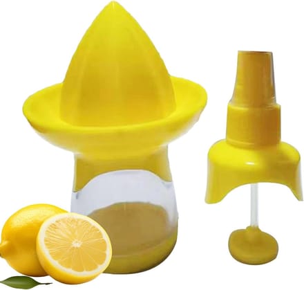 Handmatige Citruspers - Keuken Squeezer - Vers Sap Maken - Dubbele Gebruiksmogelijkheden - Compact Ontwerp - Geel