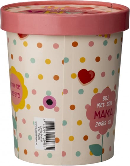 Moederdag - Snoeppot - Mama - Candy Bucket - Gevuld met Snoep en Drop