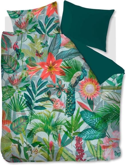Beddinghouse Manoa Dekbedovertrek -  Lits-jumeaux - 240x200/220cm - Groen