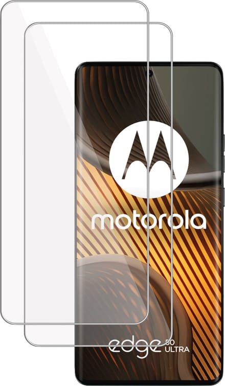 2x Screenprotector geschikt voor Motorola Edge 50 Ultra Screenprotector – Gehard Glas - Proteqt+
