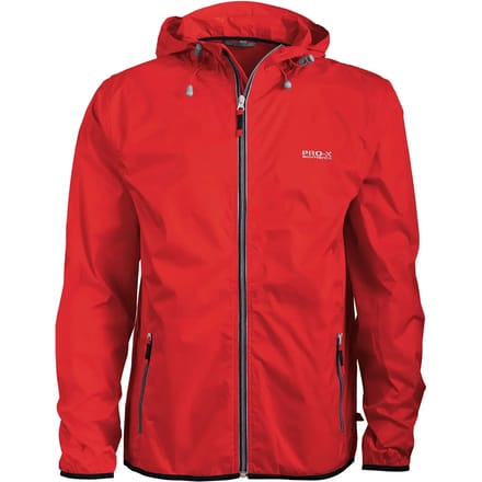 Pro-X Elements - Opbergbare regenjas voor jongens - Cleek Jr. - Rood - maat 92cm