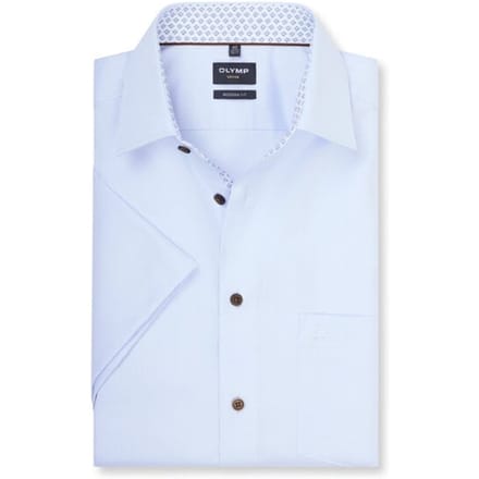 OLYMP Luxor Overhemd, Modern Fit, New Kent, Bleu