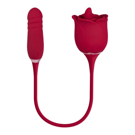 Roosvormige oplegvibrator - 2 in 1, 39,8 cm