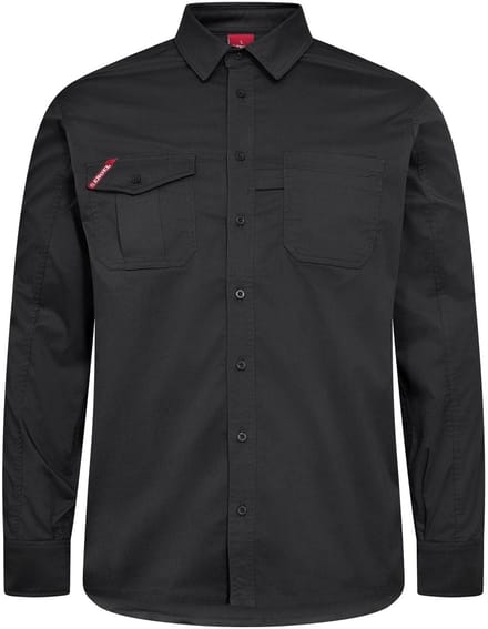Engel Extend overhemd met stretchstof 7185-812 - Anthracite Grey - 5XL