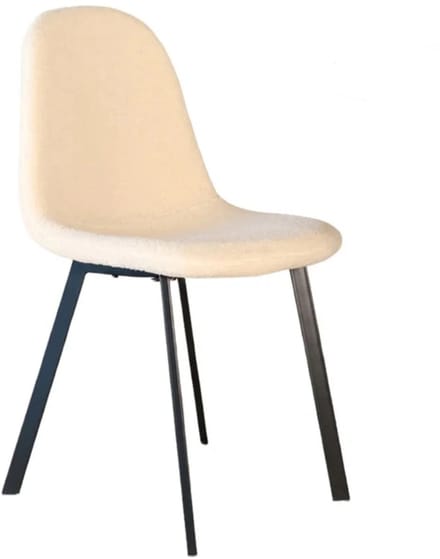 SET DEAL: 4 stuks Eetkamerstoel Simpy zand teddy eetstoel zetel