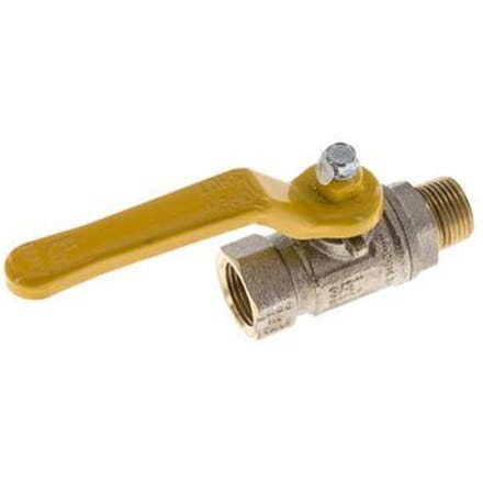Buiten x Binnendraad R/Rp 3/8 inch Gas 2-Weg Messing Kogelkraan - BL2BN-M-GA-MF-038