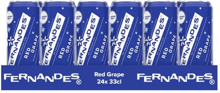 Tray Fernandes - Red Grape - Sleekcan - 24x33cl