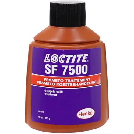 Zeer resistente antiroestbehandeling in fles Loctite Frameto