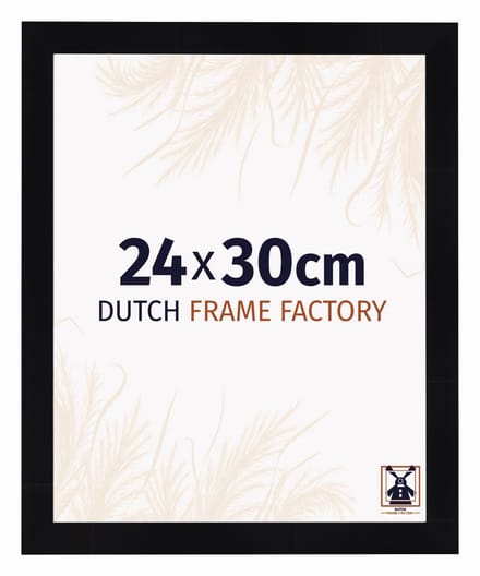 Fotolijst 24x30 cm - MDF - Zwart Hoogglans - Praag