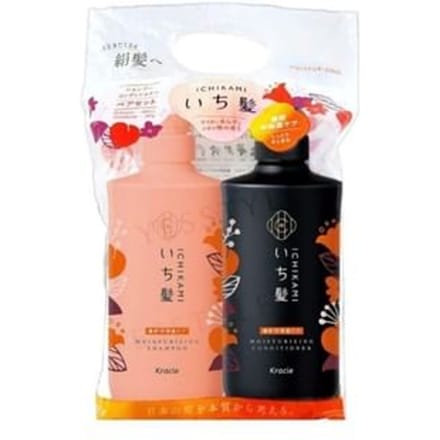 Kracie - Ichikami Moisturizing Shampoo & Conditioner Hair Set 1 set