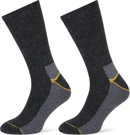 STAPP - 6-Pack - Thermo Werksokken - Extra Stevig - Stapp Yellow - Heren / Dames - antraciet - 47-50 - 4420