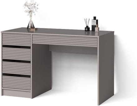 Moderne Kaptafel Imola in Kasjmier Look - Make-up Tafel Zonder Spiegel