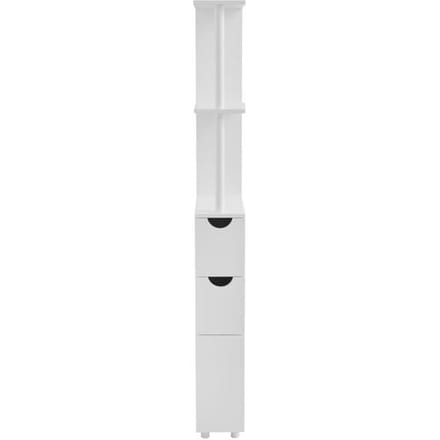 Livarno home Hoge Niskast - Wit - 15.2 x 136.5 x 33 cm