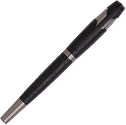 Hugo Boss - HSS2525A - Rollerballpen - zwart - Chevron