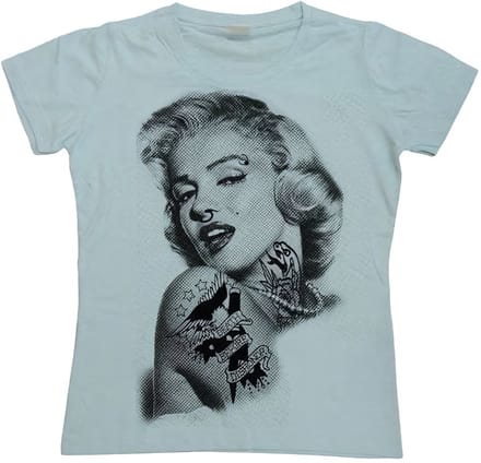 Marilyn Monroe Dames Got Attitude Girly T-shirt SH-5-15183-H15-10