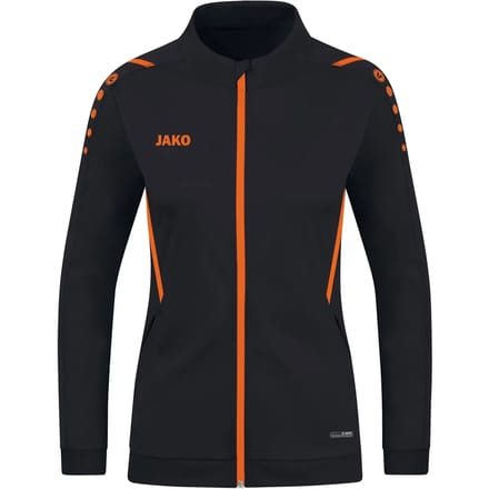 Jako Challenge Polyestervest Dames - Zwart / Fluo Oranje | Maat: 34