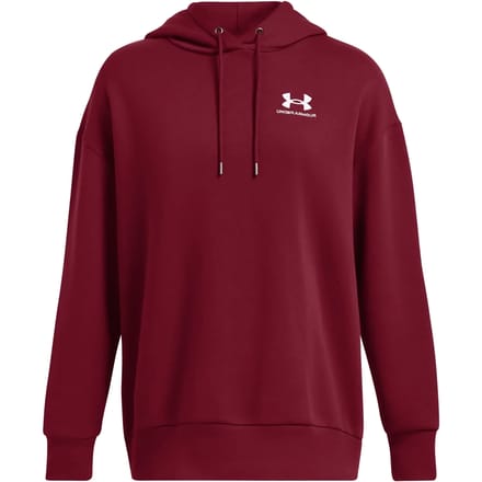Under Armour Essential Fleece Oversized Hoodie Rood XL Vrouw