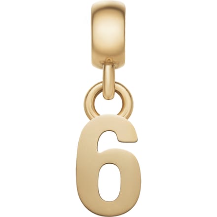 Daniel Wellington DW Charm Number 6 Gold