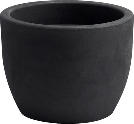 Bloemschaal Plantschaal Rond Hera 40x30cm ANTRACIET Nicoli