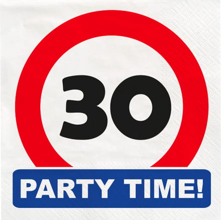 Traffic sign napkins - 30